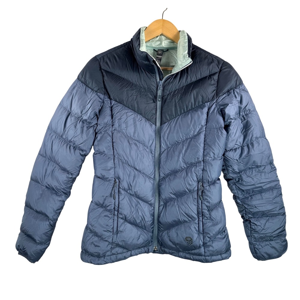 Mountain Hardwear‎ Q Shield Down Puffer Jacket sz M Blue Navy outdoor